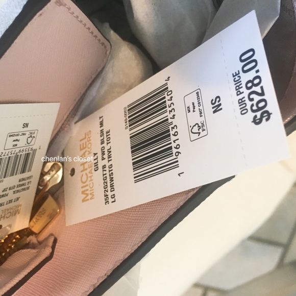 🌸NeW! Michael Kors Gilly Stripe Signature Tote - Picture 5 of 5